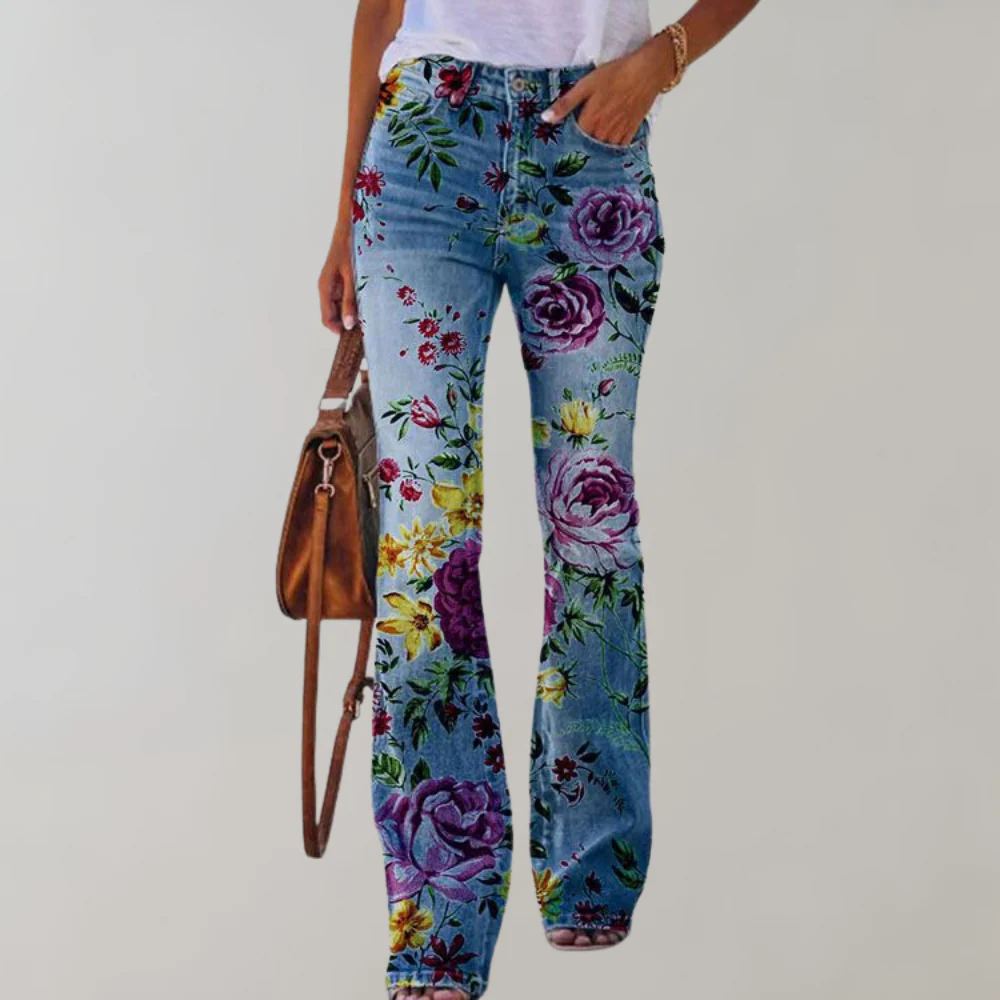 Concetta® | Floral Print Jeans - Image 6