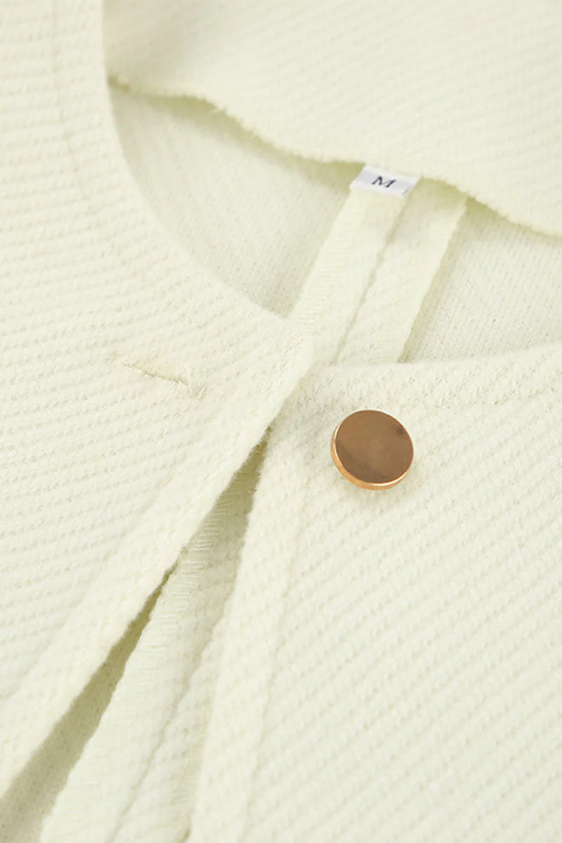 Concha | Casual everyday outerwear with solid color buttons and O-neck - Image 6