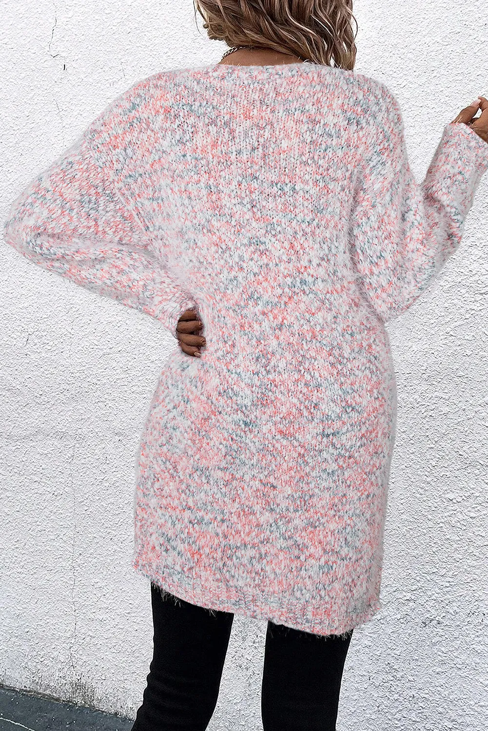 Constance | Long sleeve open front cardigan with pockets - Image 5