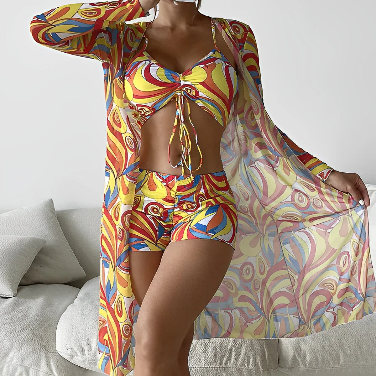 Coral® | Piece Set Bandage Bikini - Image 3