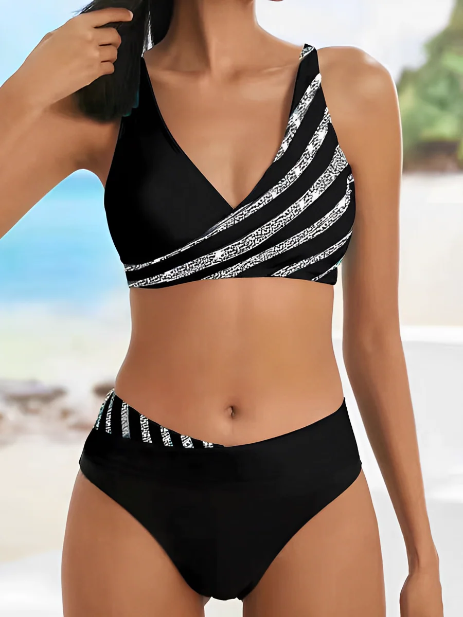 Corina® | Luxurious Striped Summer Bikini - Image 3