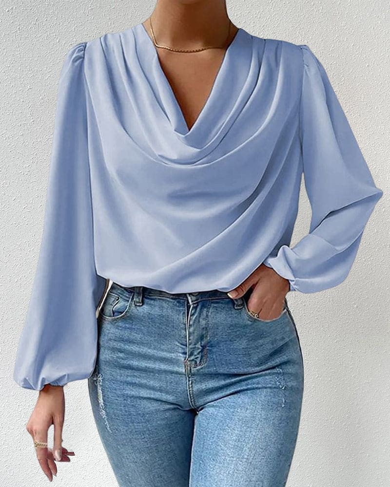Cristina® | Loose-Fitting Long-Sleeved Blouse - Image 3