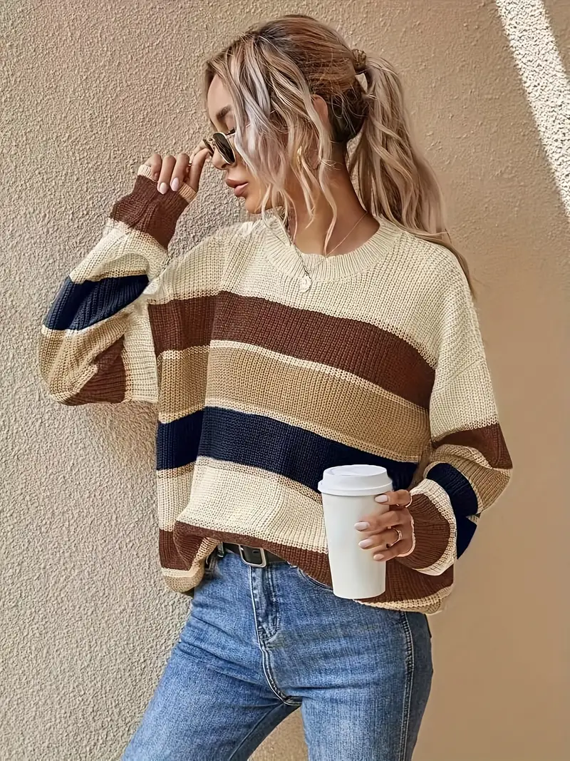 Dana | Striped knit sweater