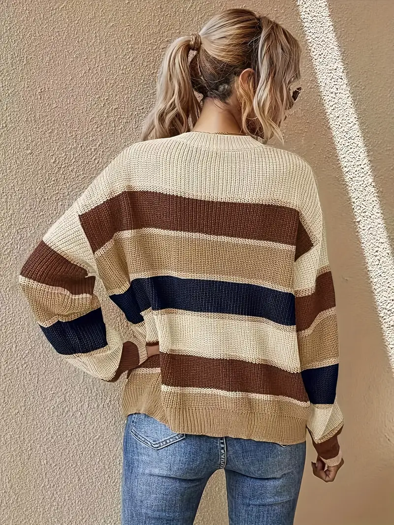 Dana | Striped knit sweater - Image 4