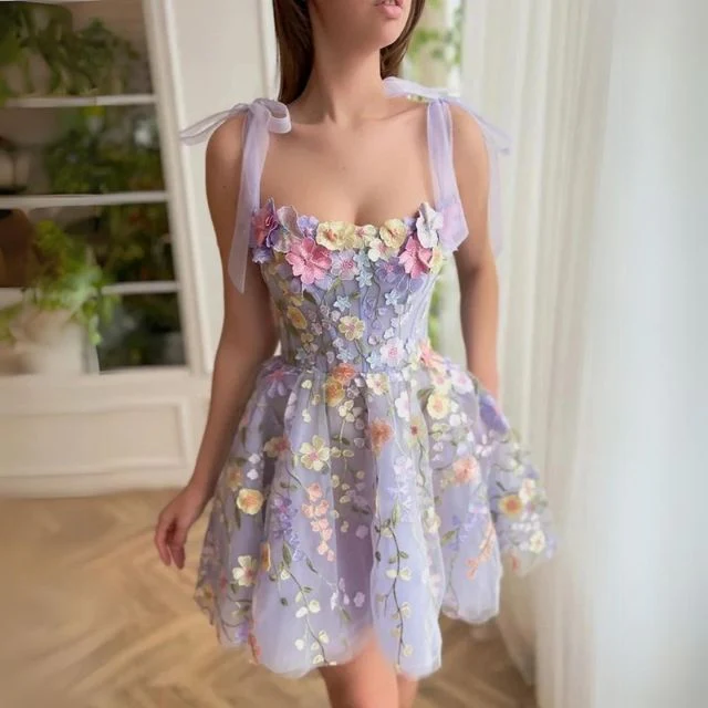 Daniela® | Cocktail Dress With Floral Appliqu��s - Image 2