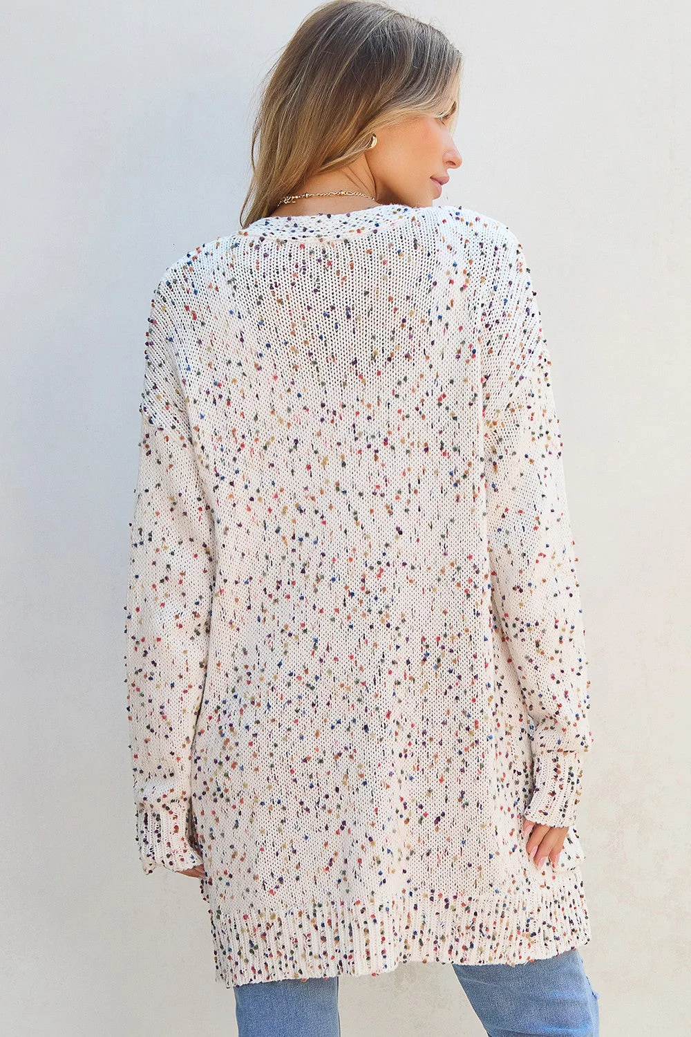 Daniela | Long sleeve open front cardigan - Image 4