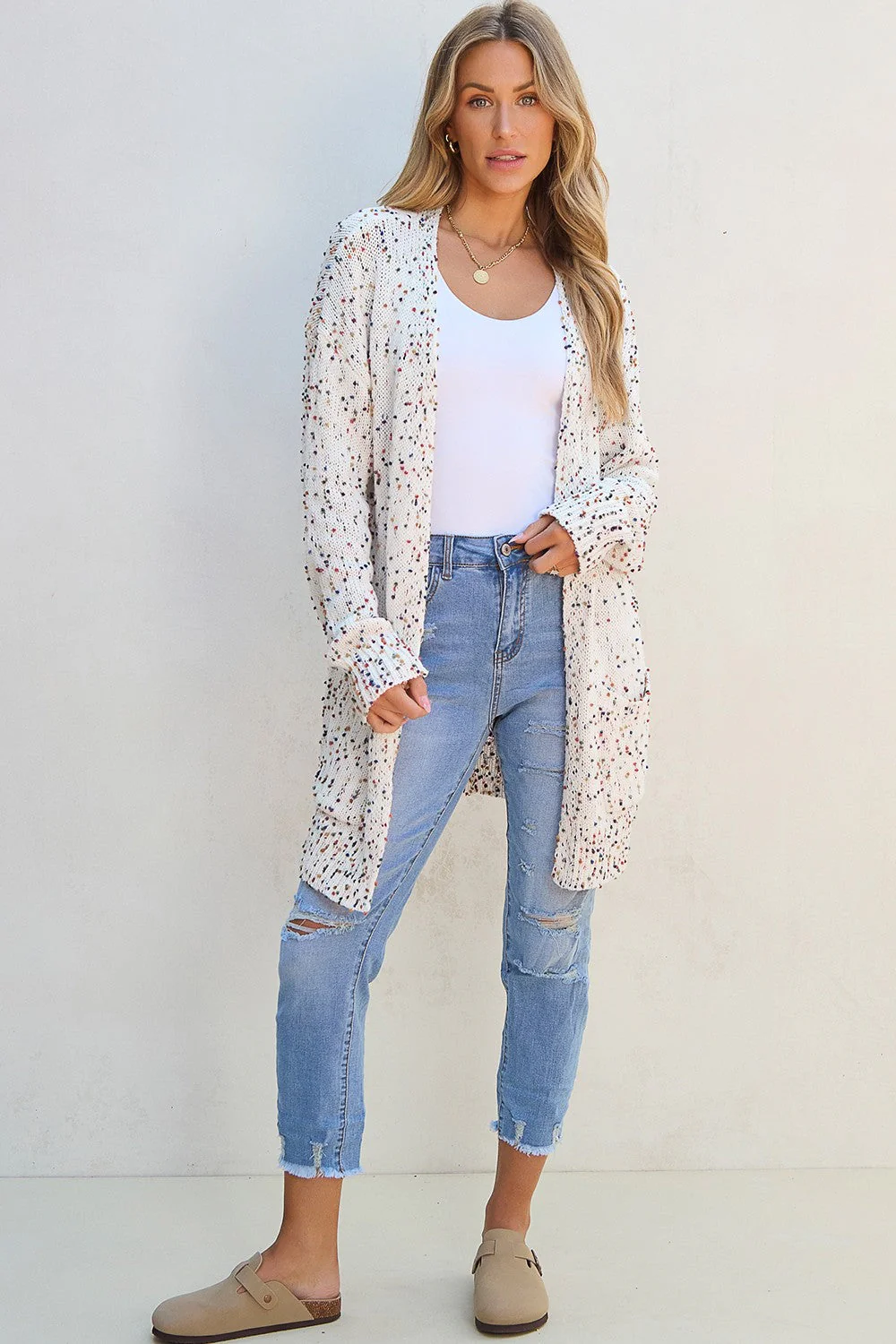 Daniela | Long sleeve open front cardigan - Image 5