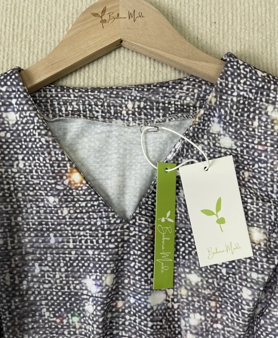 Daniela® | Silver Glitter Top - Image 6