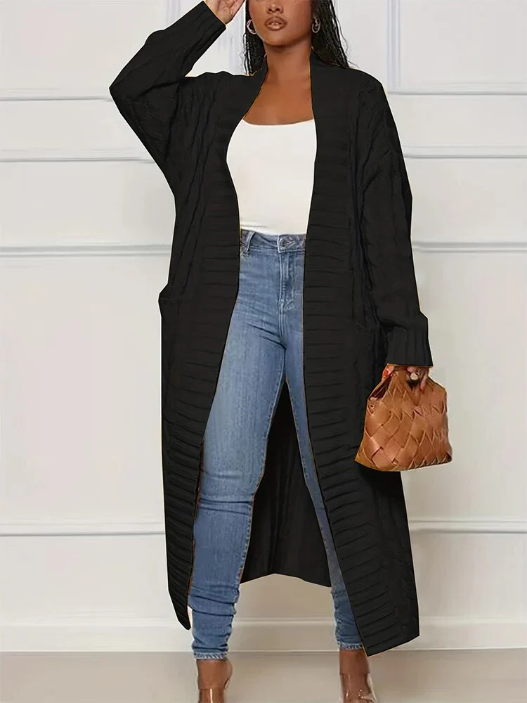 Deborah® | Chunky knit jacket with pockets - Image 2
