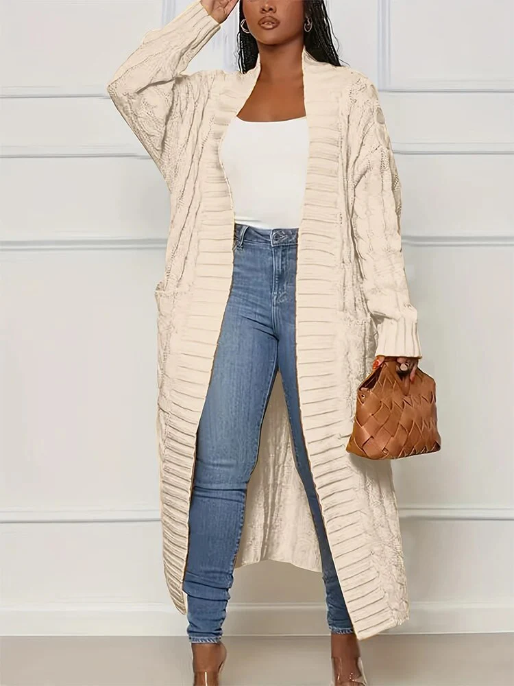 Deborah® | Chunky knit jacket with pockets - Image 3