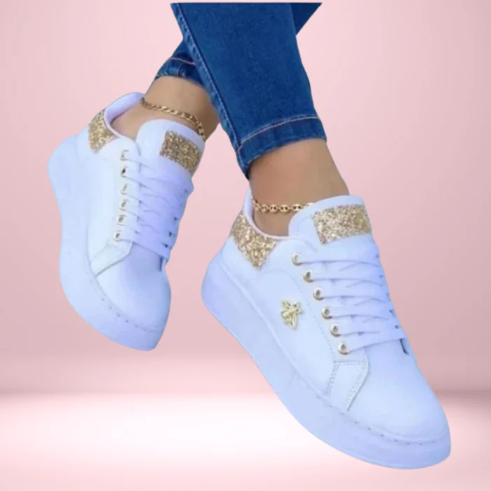 Delfina® | women's glitter sneakers - Image 3