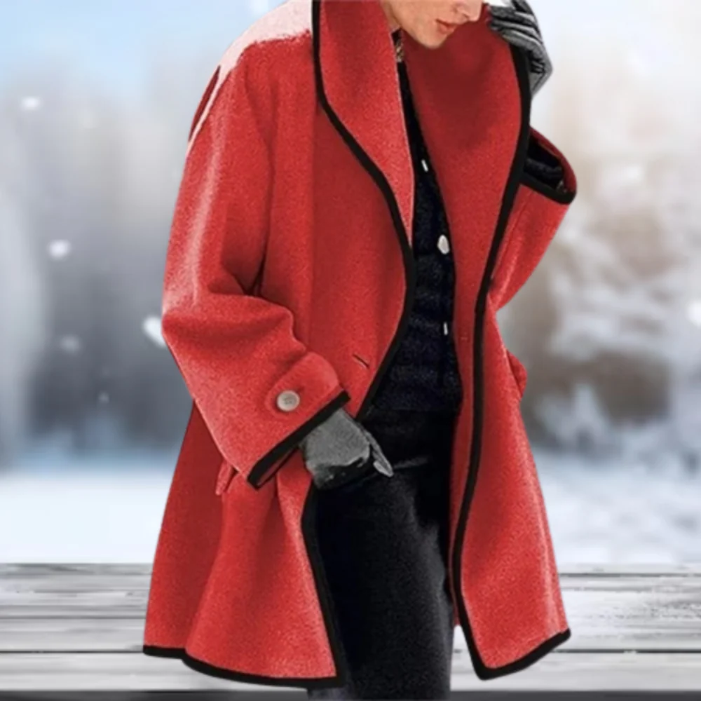 Delia® | Coat de laine retro for women - Image 6