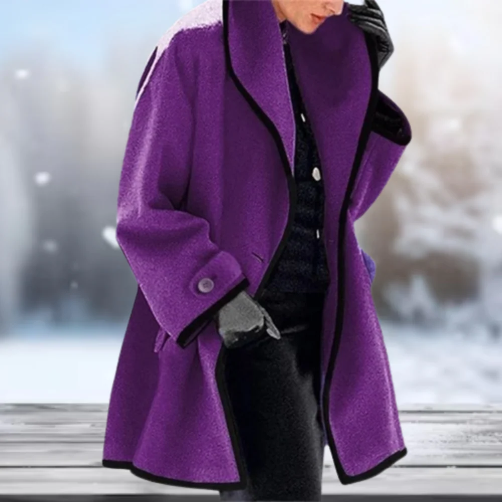 Delia® | Coat de laine retro for women - Image 7