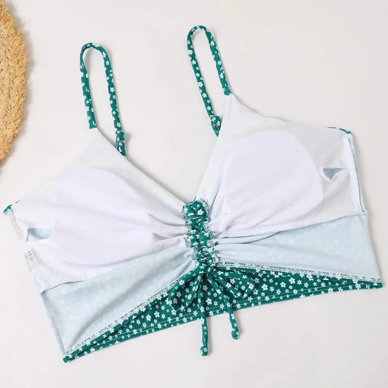 Diana® | 3-Piece Ombre Lace Bikini Swimsuit With Beach Skirt - Image 4