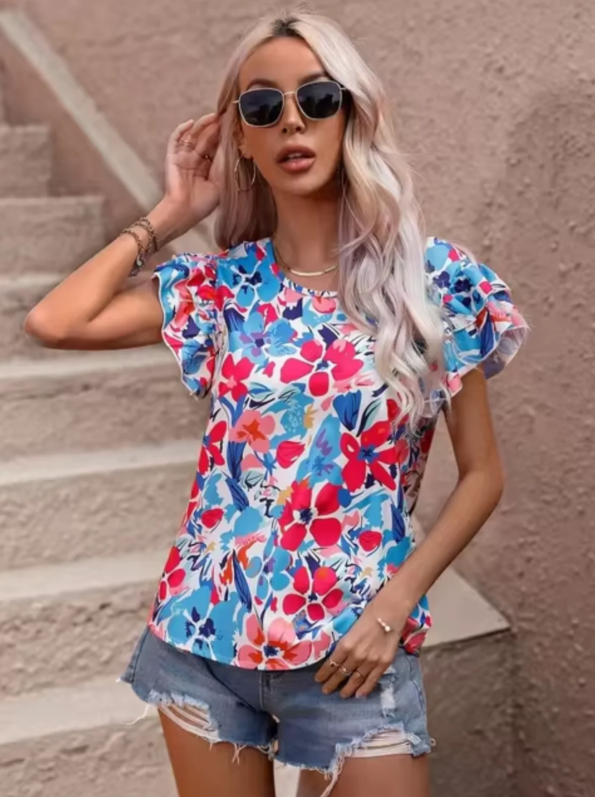 Diana® | Floral Print Summer Blouse - Image 3