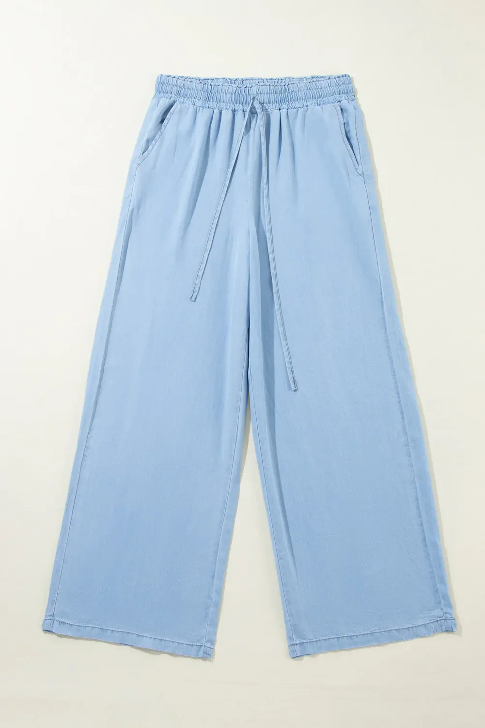 Diana | Wide leg jeans with drawstring - Image 3