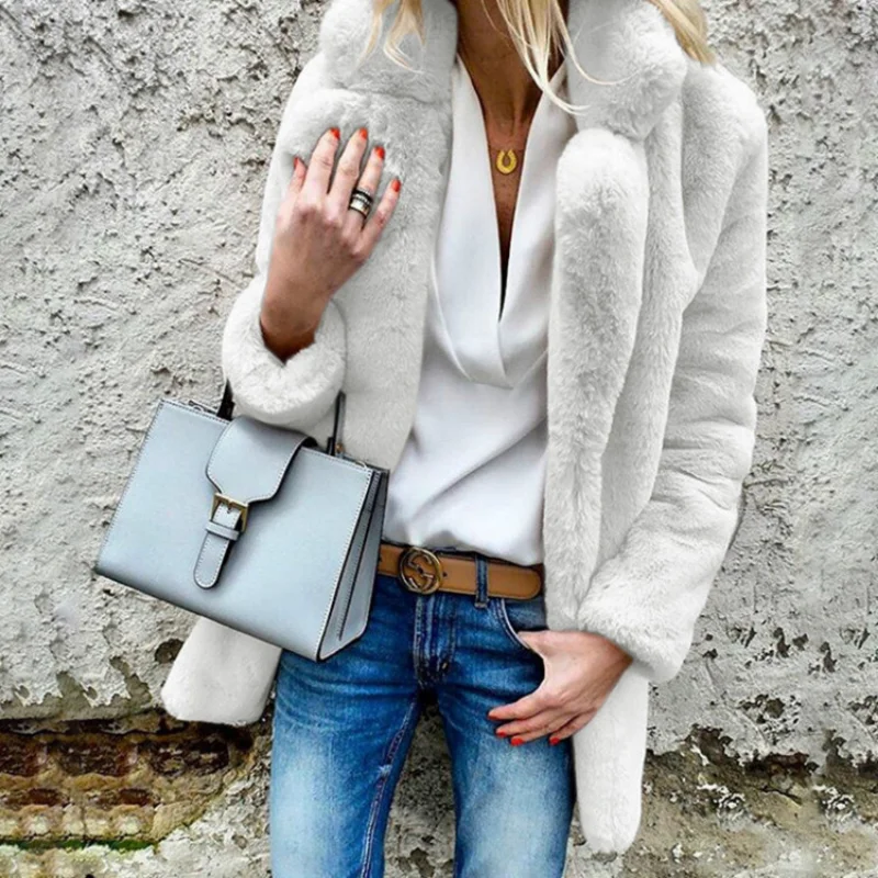Diana | Fluffy winter coat for women - Image 2