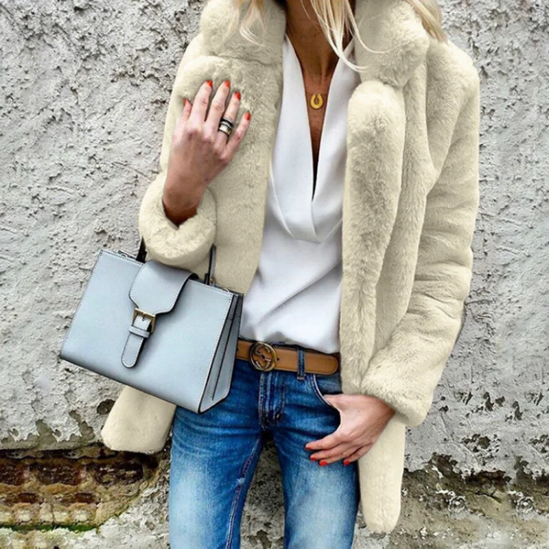 Diana | Fluffy winter coat for women - Image 3