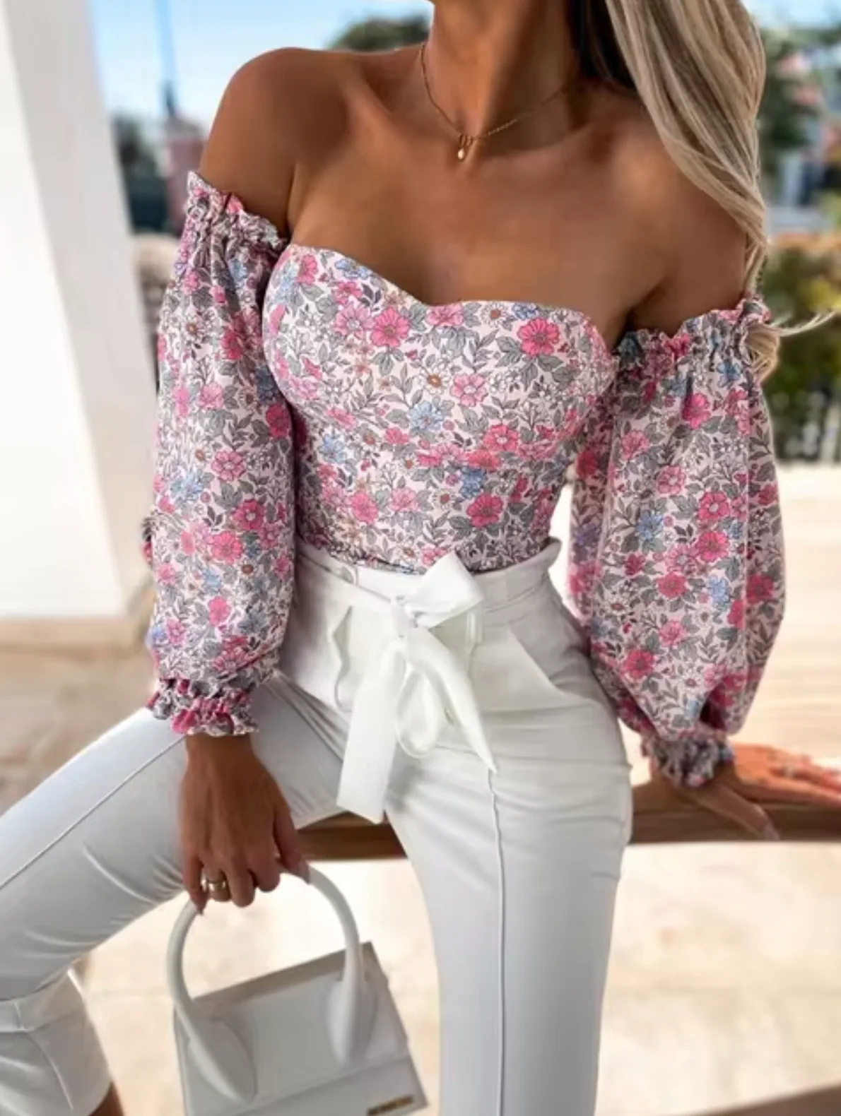 Dina® | Floral Off-The-Shoulder Tops - Image 7