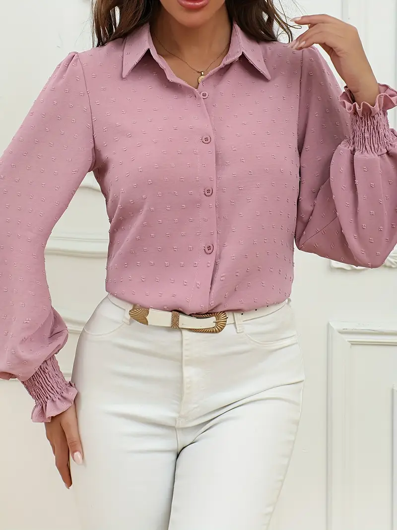 Domenica® | Elegant Blouse With Gathered Cuff Sleeves - Image 5