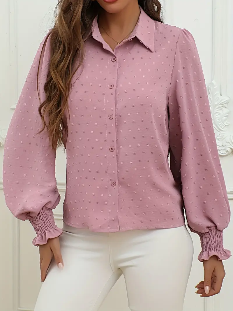 Domenica® | Elegant Blouse With Gathered Cuff Sleeves - Image 7