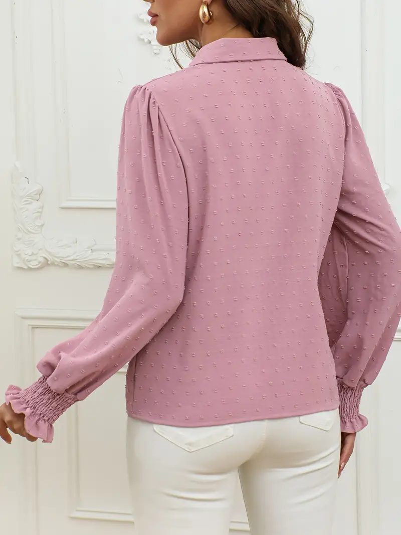 Domenica® | Elegant Blouse With Gathered Cuff Sleeves - Image 8
