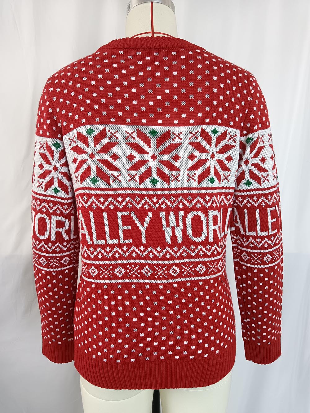 Dominique | Ugly Christmas sweater with reindeer embroidery - Image 9