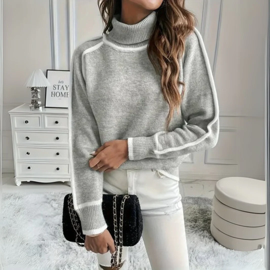 Dominique | Elegant Turtleneck Sweater - Image 3