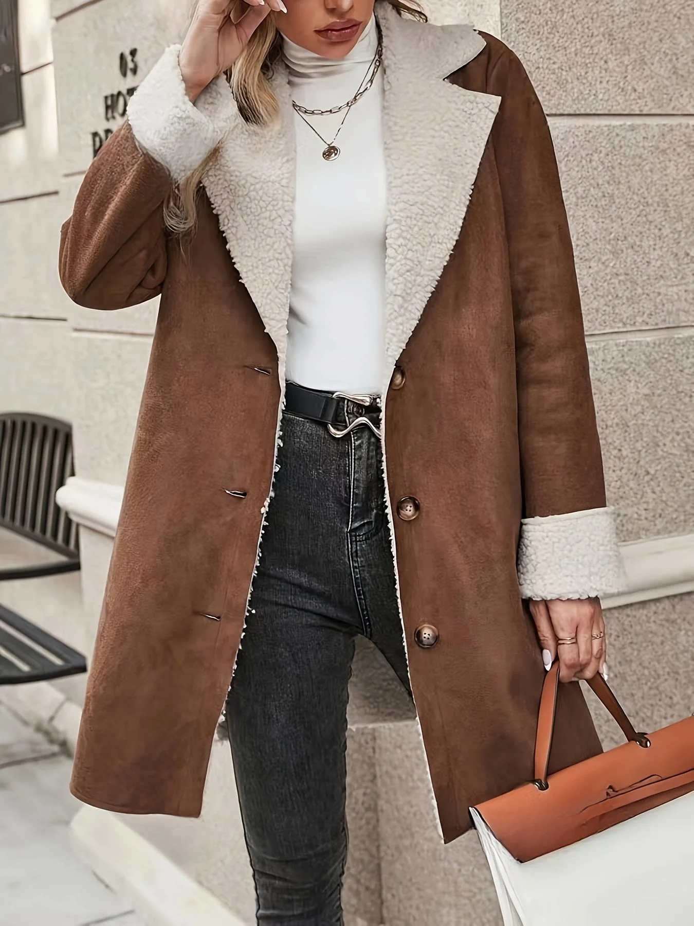 Doris | Insulated jacket with Sherpa lining - Image 6