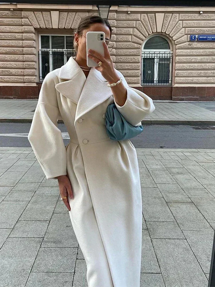 Dulce | Coat with puff sleeves and lapels - Image 4