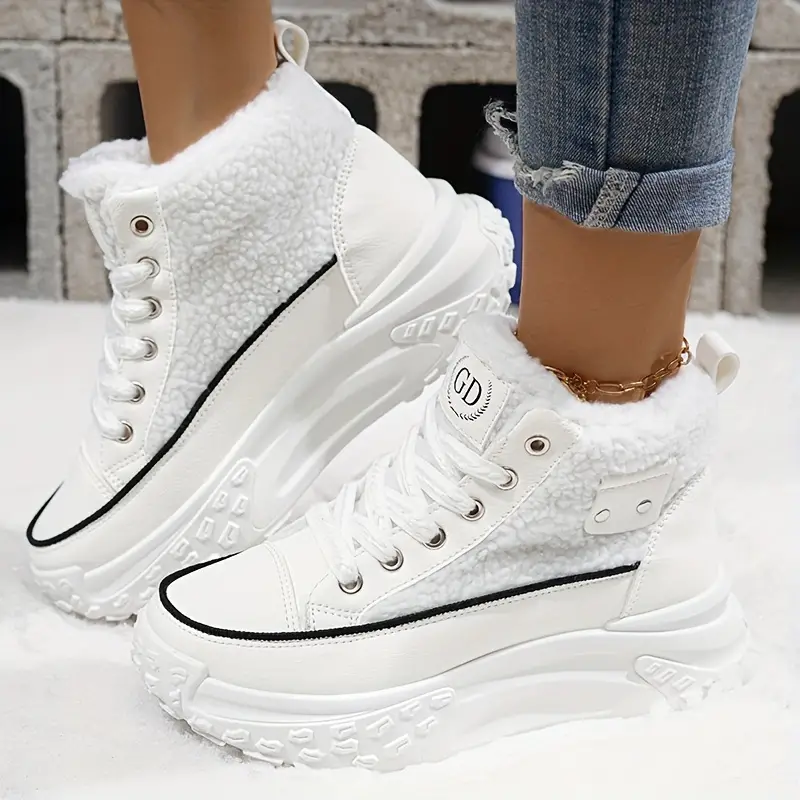 Edna | Waterproof plush ankle boots