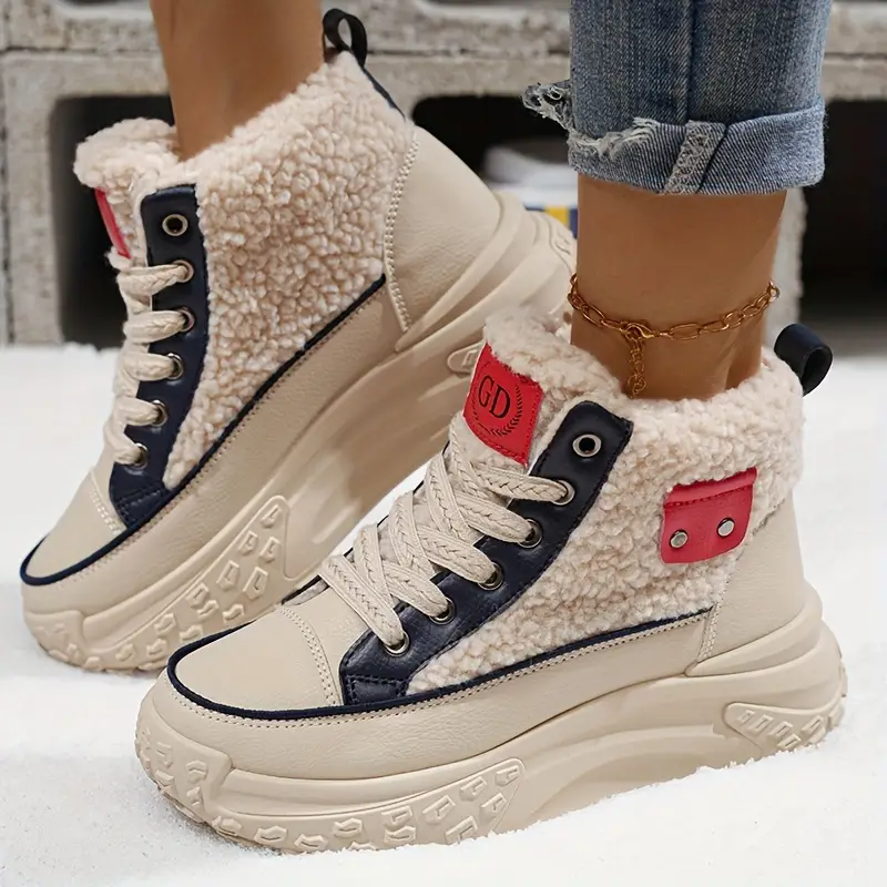 Edna | Waterproof plush ankle boots - Image 4
