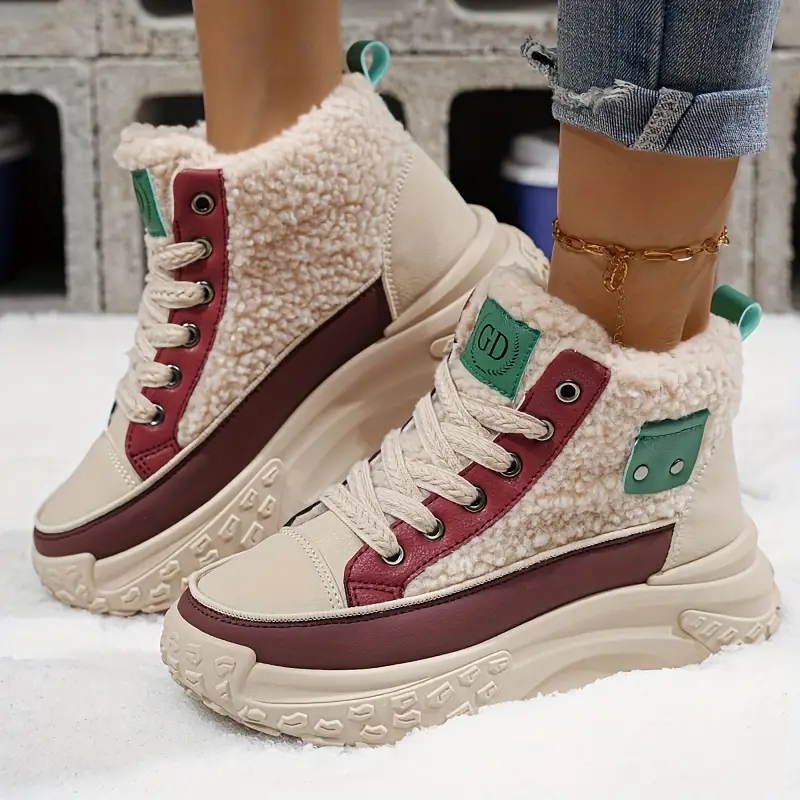 Edna | Waterproof plush ankle boots - Image 5