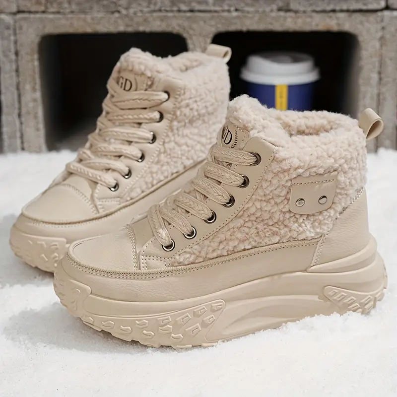 Edna | Waterproof plush ankle boots - Image 7