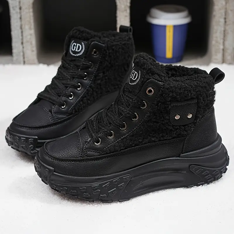 Edna | Waterproof plush ankle boots - Image 9
