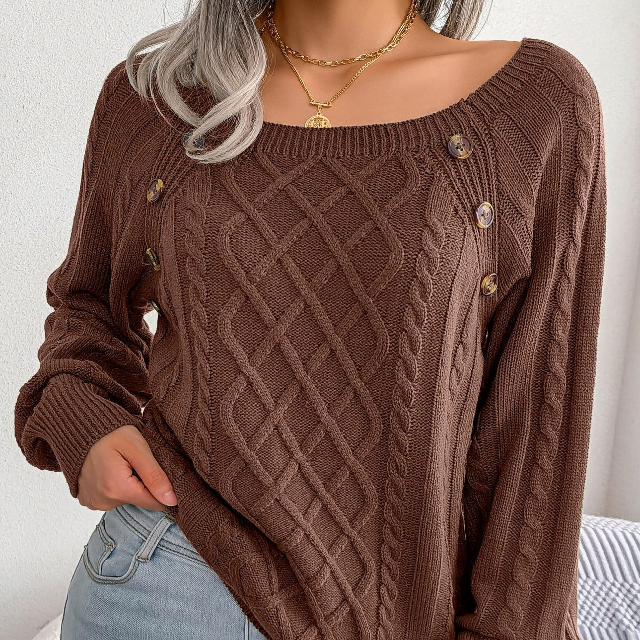 Ela® | Elegant knitted sweater for women - Image 8
