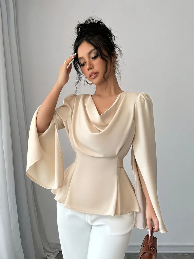 Elara® | Elegant Satin Blouse