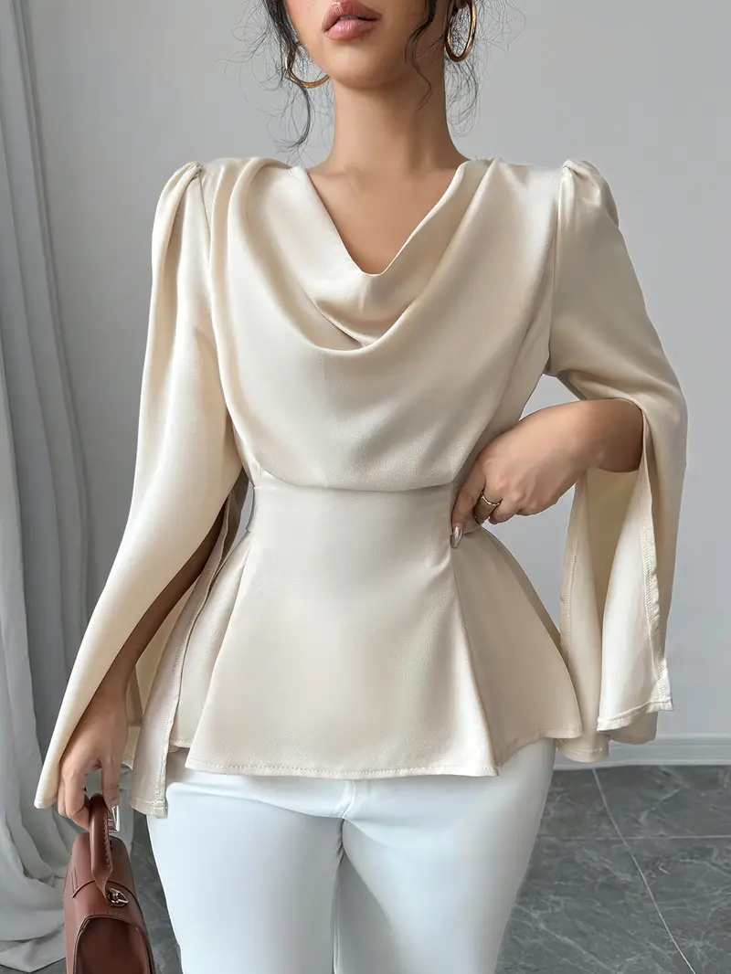 Elara® | Elegant Satin Blouse - Image 4