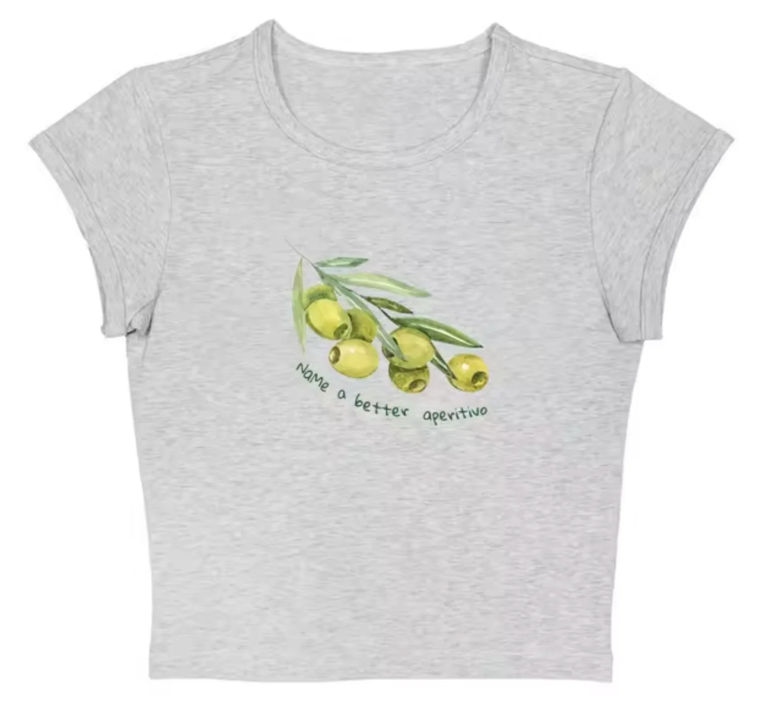 Elena® | Olive Print Crop Top Shirts - Image 6