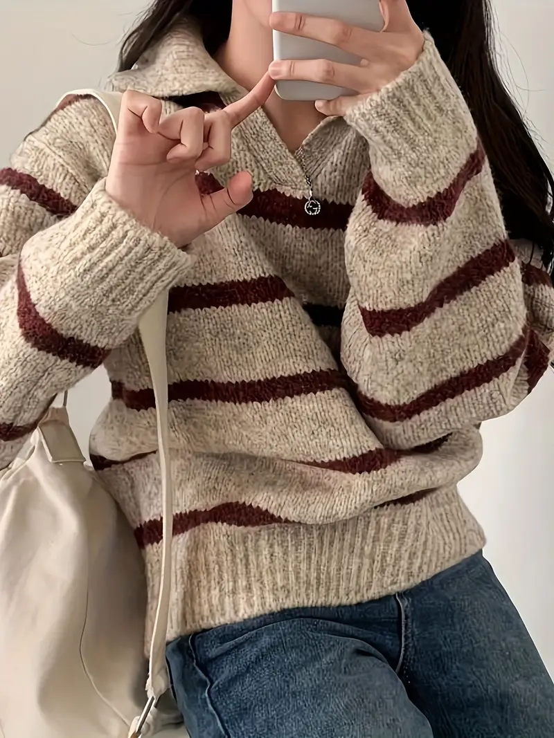 Elena | V-neck knitted sweater