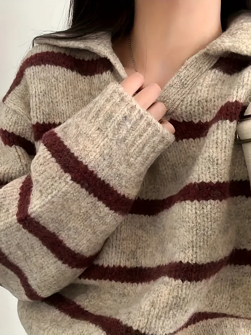 Elena | V-neck knitted sweater - Image 5