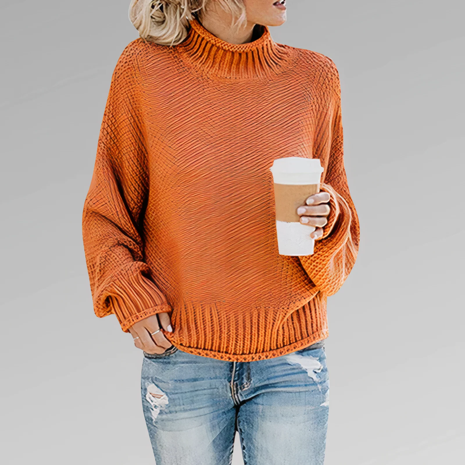 Eleonora | Knitted turtleneck sweater