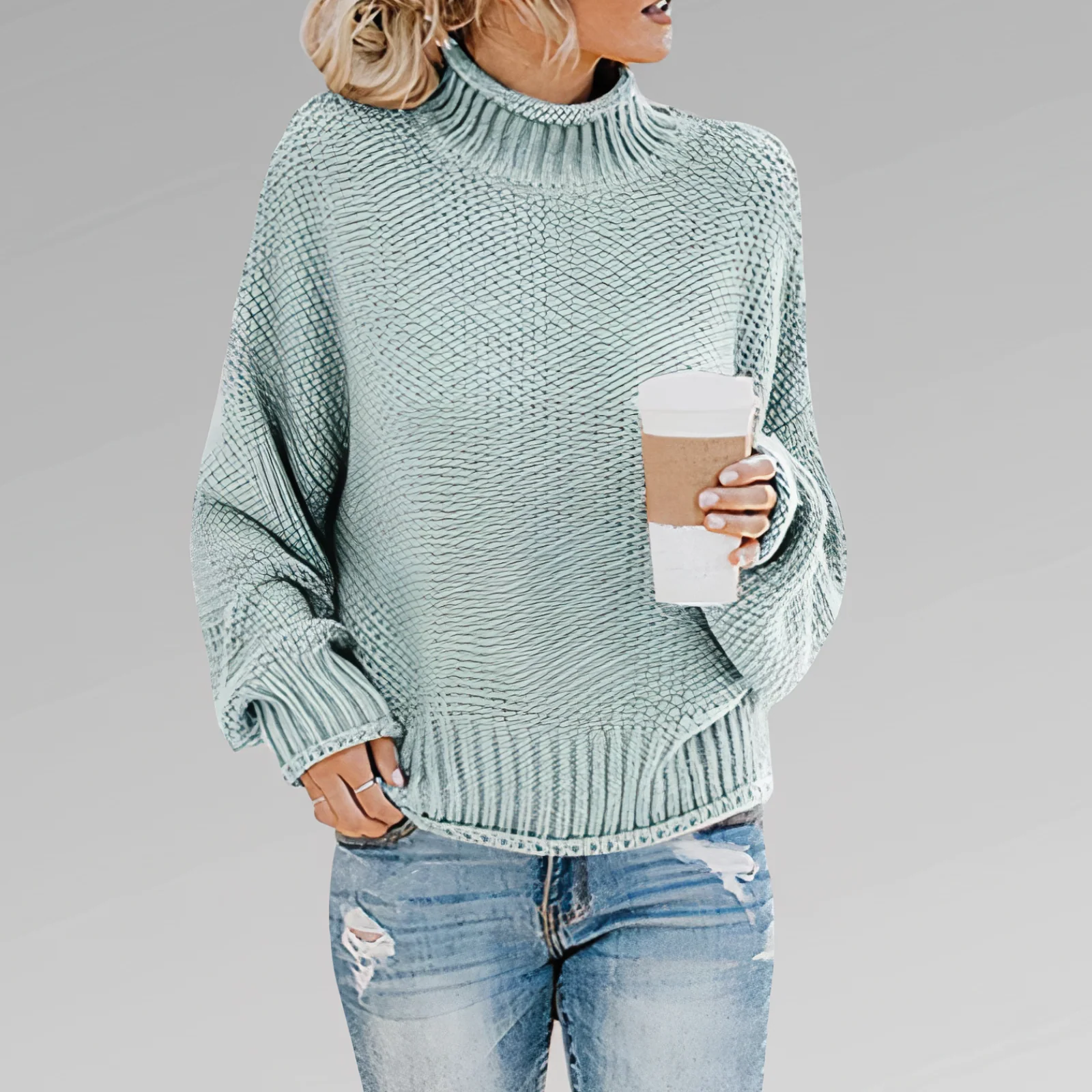 Eleonora | Knitted turtleneck sweater - Image 6