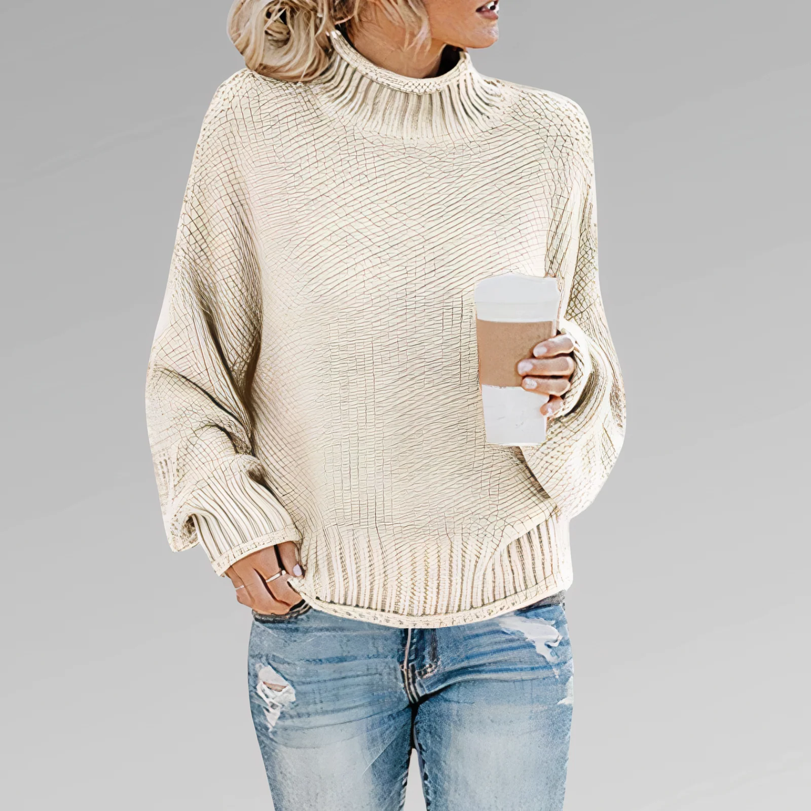 Eleonora | Knitted turtleneck sweater - Image 8