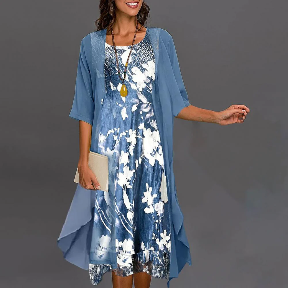 Elga® | Floral Pattern Dress - Image 3