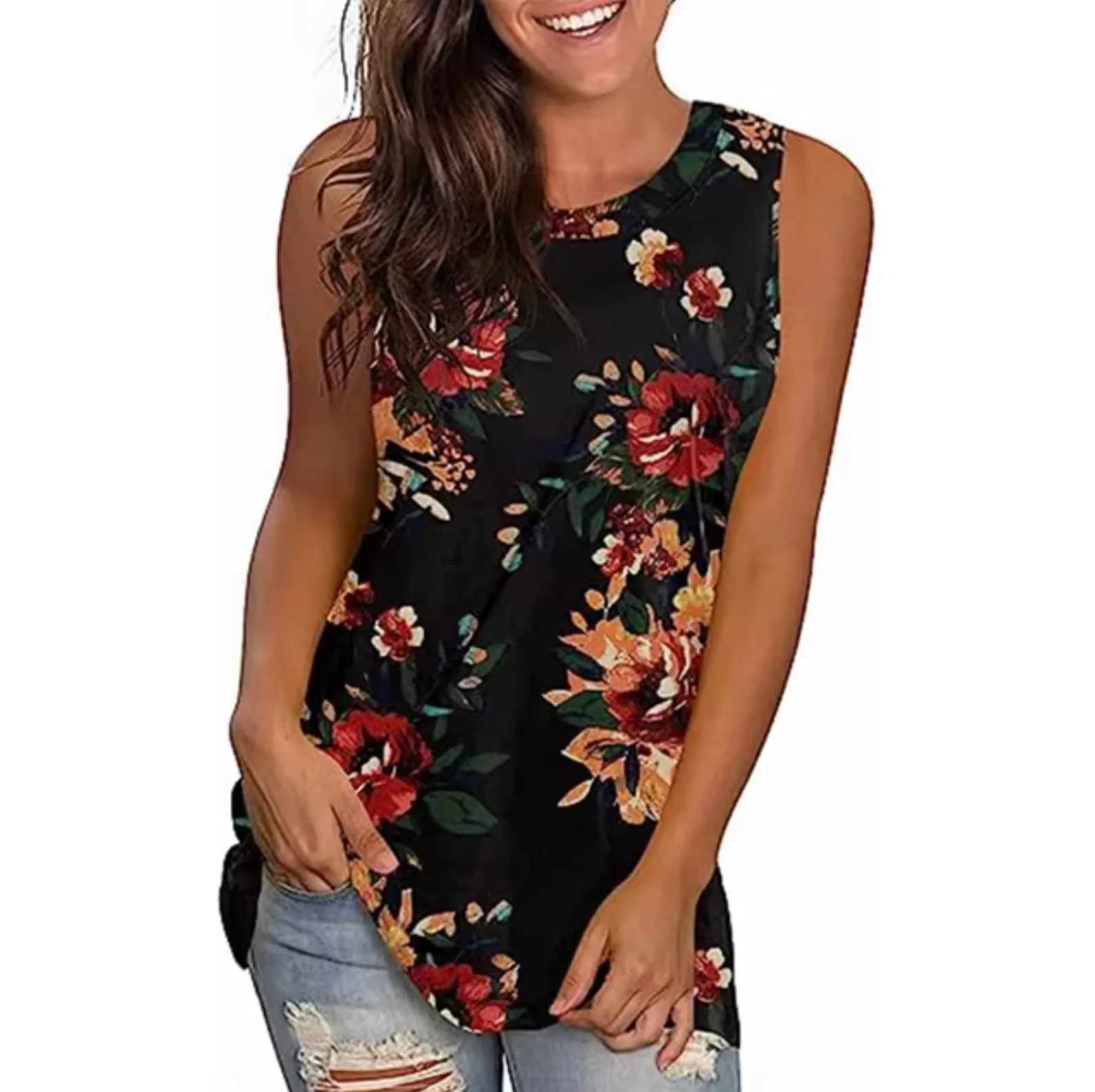 Eliana® | Floral Print Tank Top - Image 13
