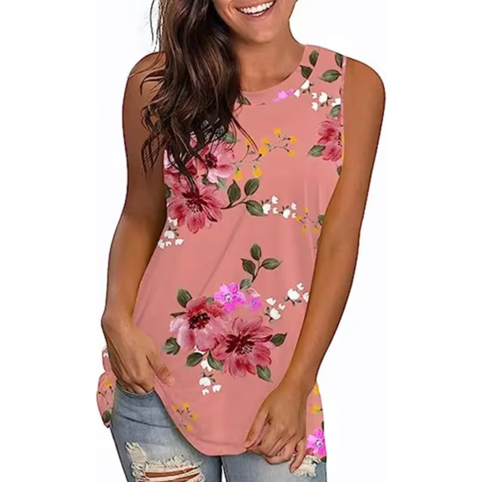 Eliana® | Floral Print Tank Top - Image 3
