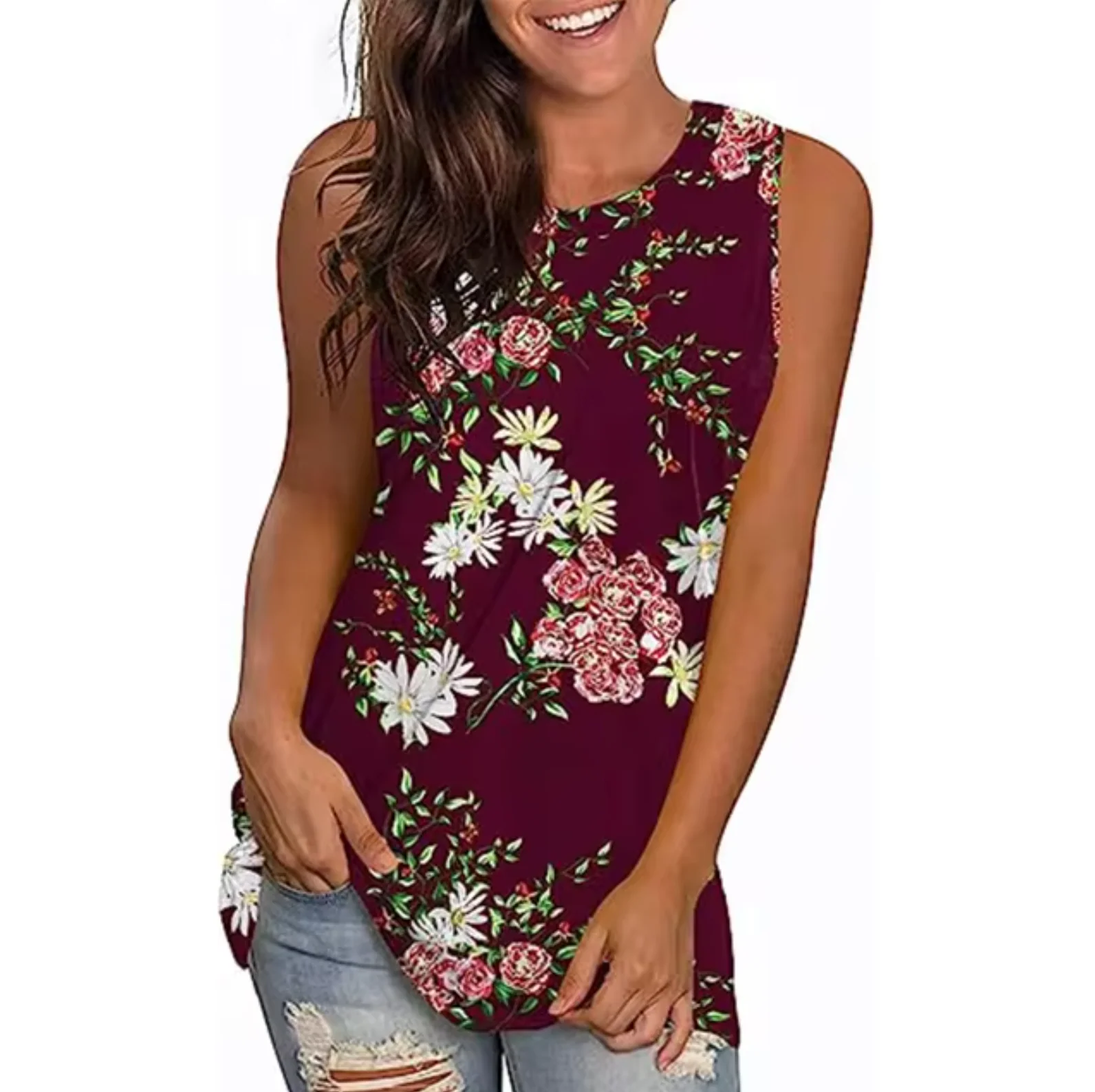 Eliana® | Floral Print Tank Top - Image 9