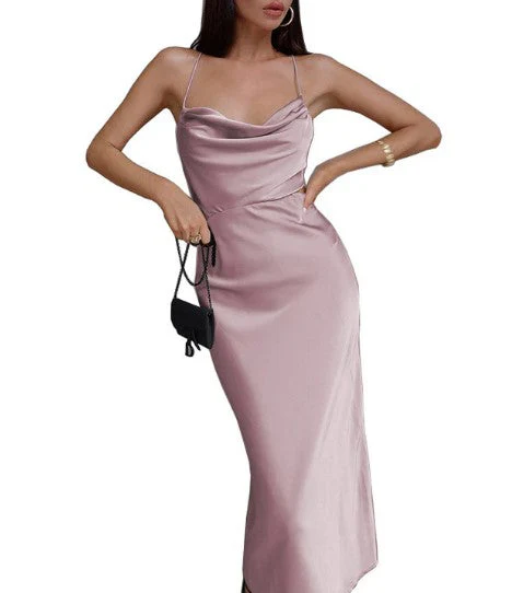Elisa® | Black Cocktail Dress With Lace - Image 4