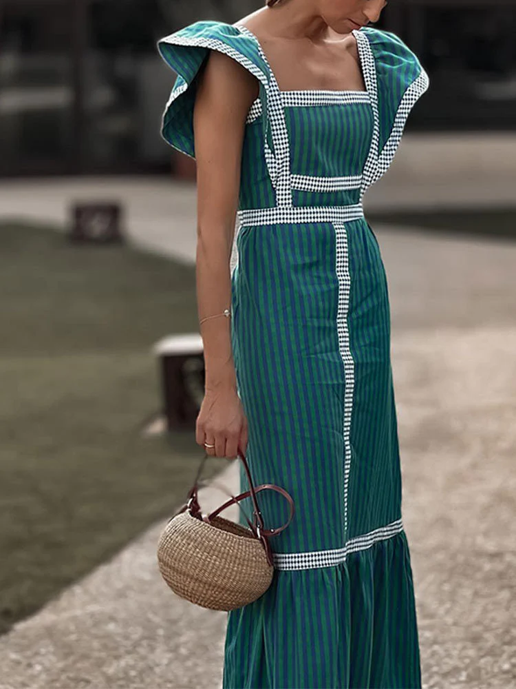 Elisa® | Elegant Checkered Dress - Image 3